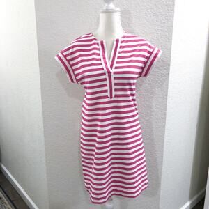 Vineyard Vines Tunic Swing Pink Stripes Dress